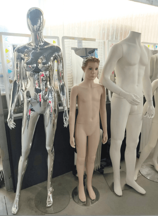 Manequins de exposição