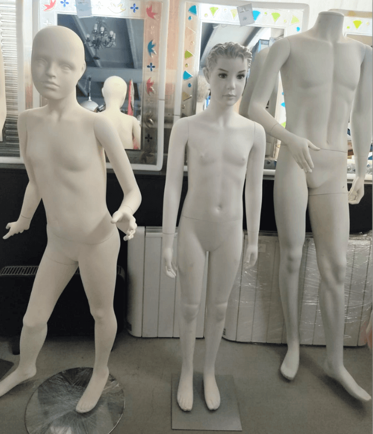 Manequins de exposição