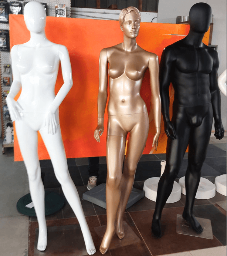Manequins de exposição