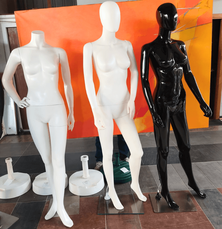 Manequins de exposição